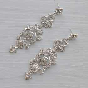 boucles d'oreilles mariage princesse 3