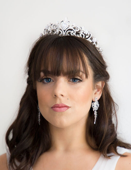 Diadème mariage de luxe diamant Zircon « Eveline »
