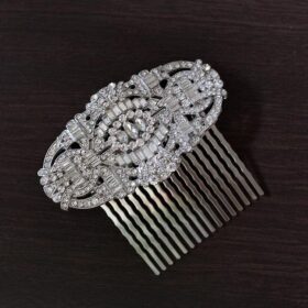 Alternative view of Peigne coiffure mariage en cristal vintage Gatsby Le Magnifique