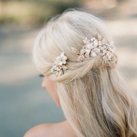 Xinlon 2 Peignes à Cheveux Cristal Pour Mariage - Accessoires Cheveux Élégants Strass Argenté 9x5.5cm