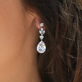 boucle oreille mariage cristal