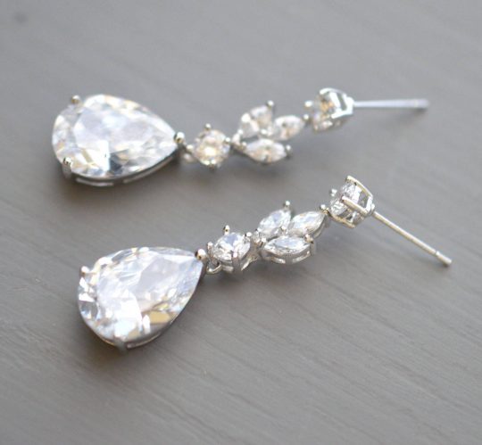 boucle oreille mariage cristal 4