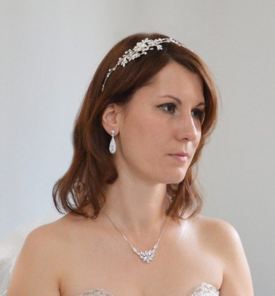 boucles d'oreille mariage strass 4