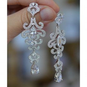 boucles oreille mariage art deco 3