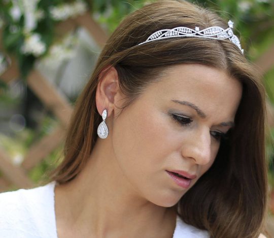 boucles oreilles mariée cristal luxe 2