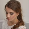 Boucles D’oreilles Ethniques Perle Strass - Crochets Argent 925, Style Orientale !