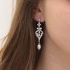 boucles d'oreilles mariage perles naturelles vintage aurelia