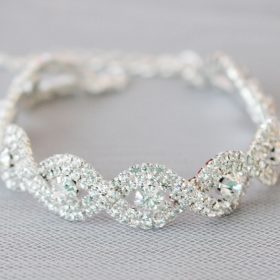 bracelet mariage vintage strass