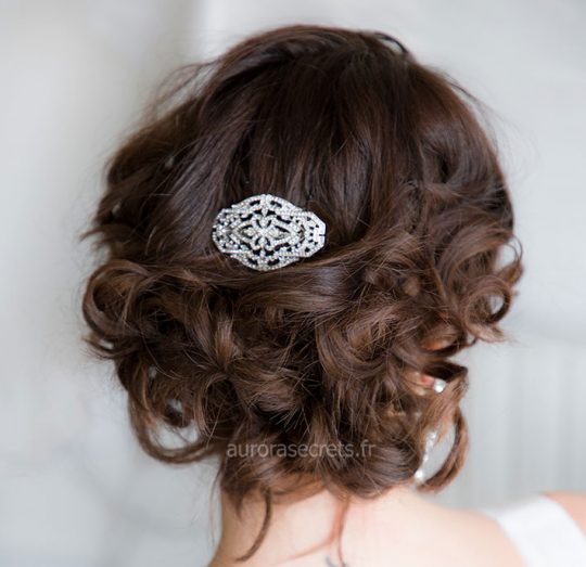 peigne cheveux retro mariage