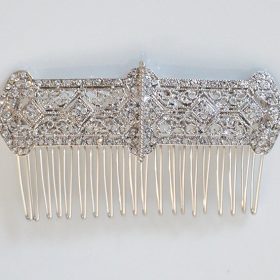 peigne coiffure mariage art deco cristal 2