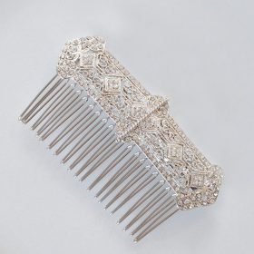 peigne coiffure mariage art deco cristal 3