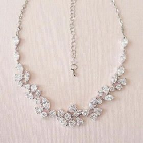 Collier mariage original cristal Swarovski Ariel