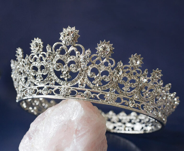 Diadème De Cristal Strass,Tiara Cristal Couronne Baroque Femme Pour Couronne De Mariée Proms Bandeaux De Diadème De Cristal Strass,Tiara Cristal Couronne Baroque Femme Pour Couronne De Mariée Proms Bandeaux De