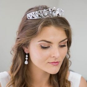 Couronne Anniversaire 20 Ans Argentée - Accessoire Cheveux Délicat, Décoration Gâteau - Pour Femme, Fille, Fête Chic