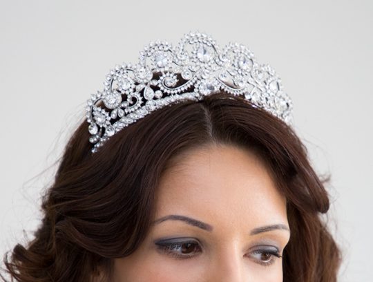 Diadème de mariage, couronne de luxe