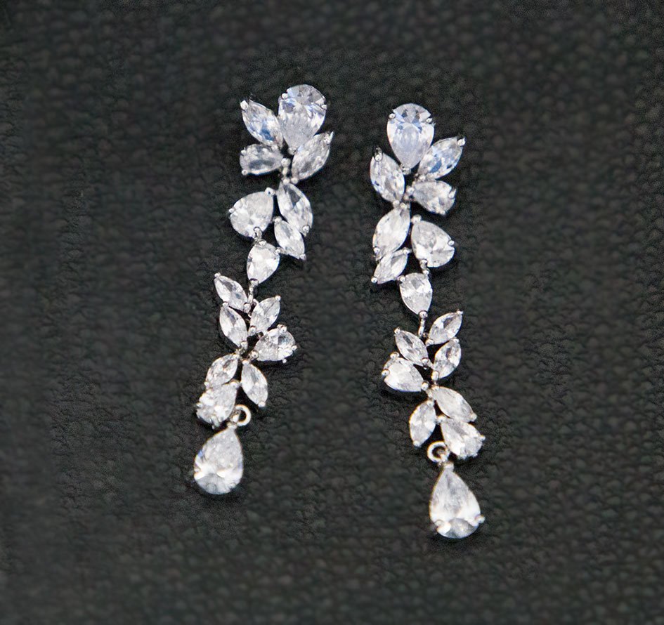 Boucles d'oreilles pour mariage