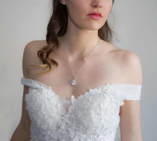 Collier cristal mariage
