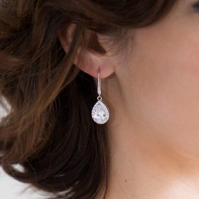 boucles d'oreilles cristal mariage