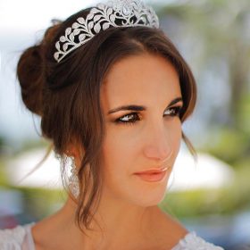 Diadème mariage Darcy, bijoux de coiffure