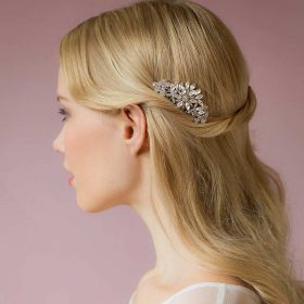 Petit peigne coiffure mariage cristal Valentina