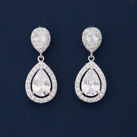 boucles d'oreilles mariée