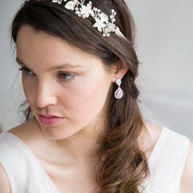 Boucles d'oreilles pour mariée