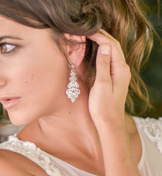 boucles d'oreilles en cristal Zircon