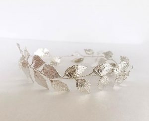 vigne-cheveux-mariage-champ-tre-orn-de-feuilles-mont-s-sur-fil-souple