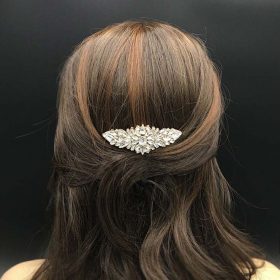 Peigne coiffure mariée doré