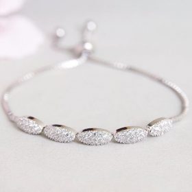 bracelet mariage argenté