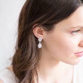 boucles d'oreilles mariage Swarovski cristal 2