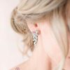 Boucles d'oreilles mariée chic