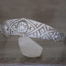 Diadème mariage Meghan Markle réplique diamantée 2