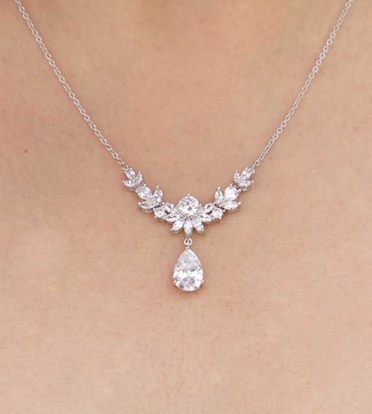 Collier cristal mariage