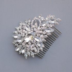 Peigne coiffure mariage, bijoux de cheveux cristal