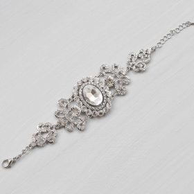 Bracelet de mariage rétro vintage cristal strass 