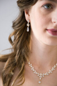 Épingle à Cheveux EVER FAITH Cristal Autrichien - Strass Bleu Ton Argenté - Cérémonie & Mariage