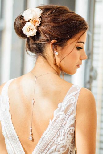 Bijou Femme Chute de dos (pour collier non fourni) Ivoire