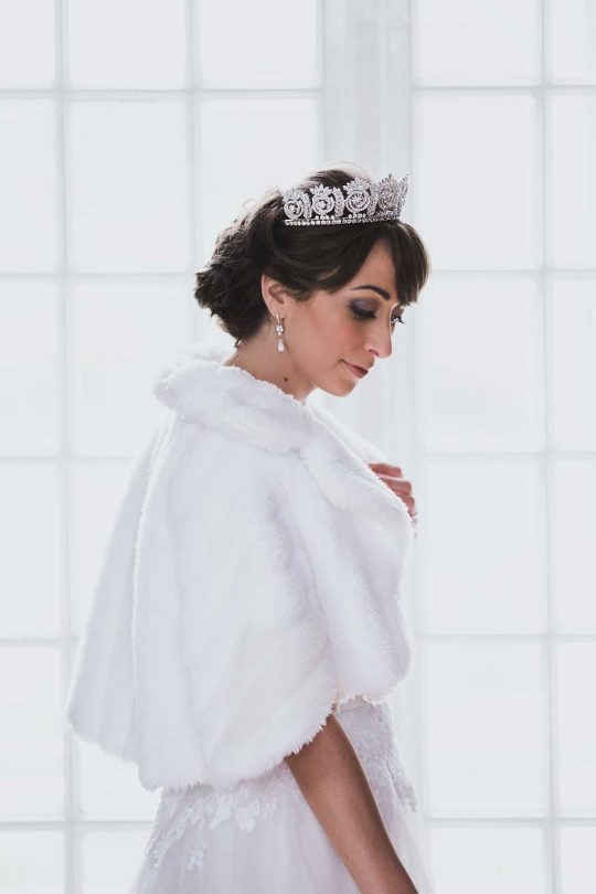 Couronne princesse mariage, diadème de luxe diamantée