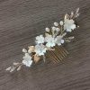 Bijou cheveux mariage romantique accessoire coiffure fleuri "Noelia"
