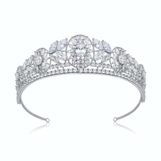 Accessoire de coiffure mariage, diadème princesse diamanté