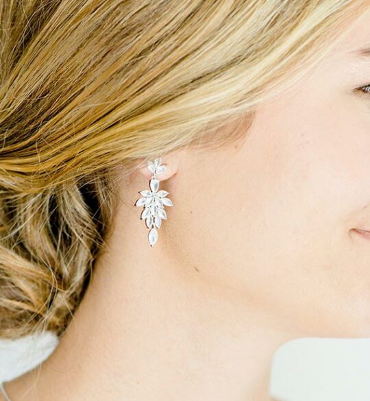 parure bijoux mariée élégantes en cristal Swarovski « Célestine »