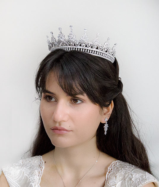 Diadème Couronne Cygne Pour Femmes - Couronne Mariée Princesse En Alliage - Accessoire De Coiffure Élégant