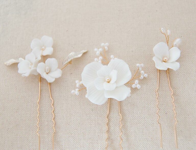Perles fleurs vintage - Un grand marché