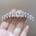 Diadème En Strass Argenté - Couronne Princesse Reine - Pour Fêtes, Mariages Et Anniversaires - 6